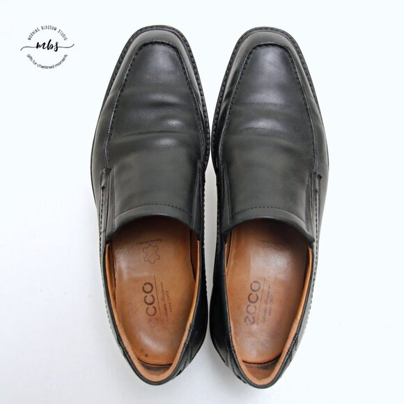 Ecco Men\'s Classic Loafers in Black‎ Men Size 10